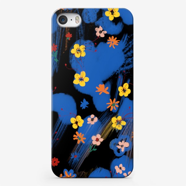 Чехол iPhone &laquo;Летний паттерн с мелкими цветочками&raquo;