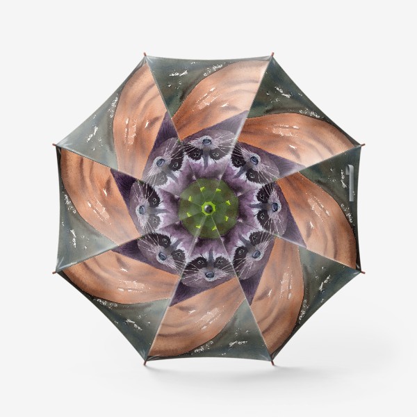 Зонт «Енот с печенькой»