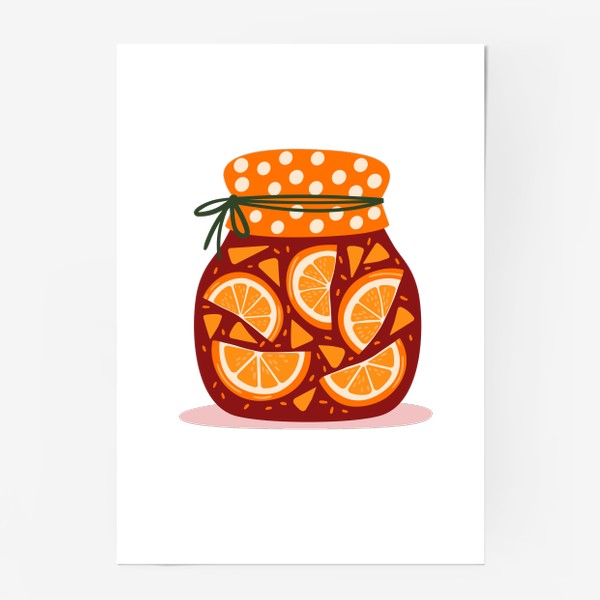 Постер «Банка с апельсиновым вареньем»