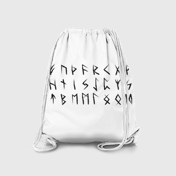 Рюкзак «Скандинавские руны, 24 символа, эзотерика»
