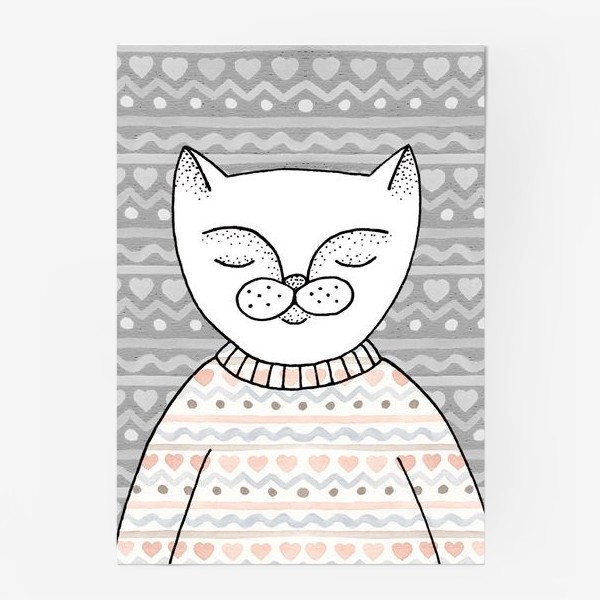 Постер «Cat in sweater»