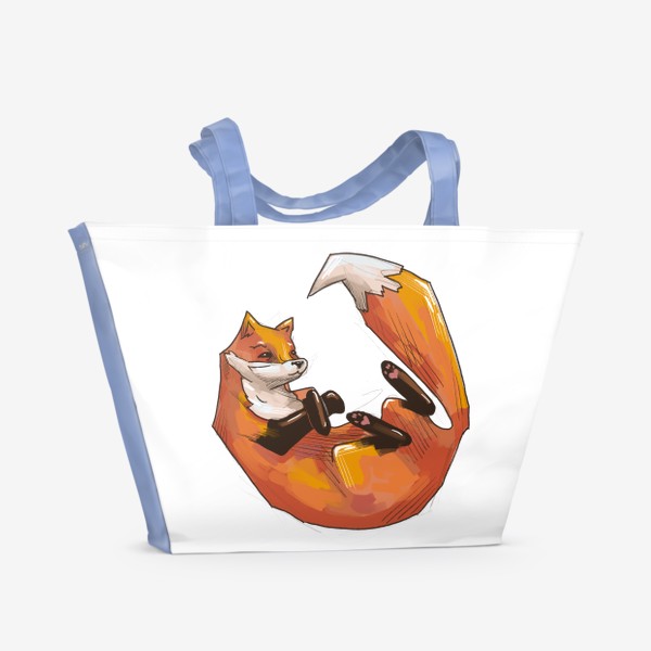 Пляжная сумка «Довольный лис»