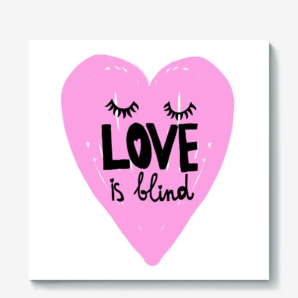 Холст «Любовь слепа»