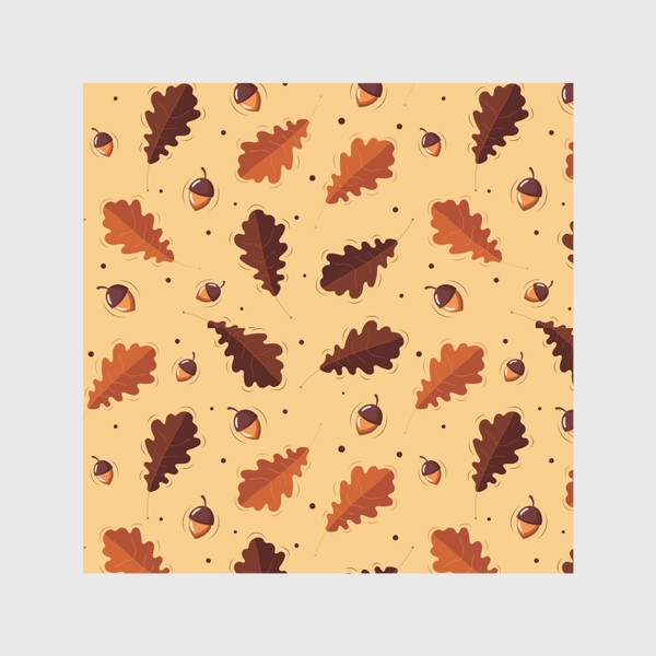 Скатерть «Осень, желуди, листья»