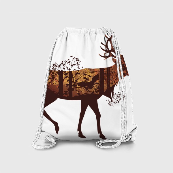 Рюкзак «Олень и осенний лес»