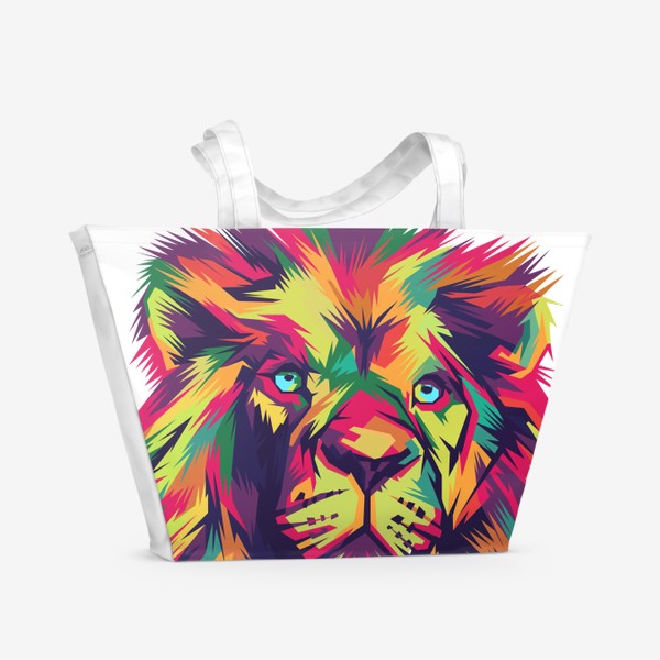 Пляжная сумка «Лев -Царь зверей»