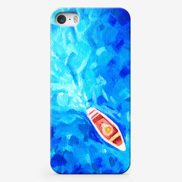 Чехол iPhone «Лодочка в море»