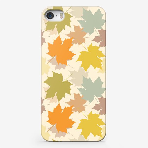 Чехол iPhone &laquo;Осенние кленовые листья.&raquo;