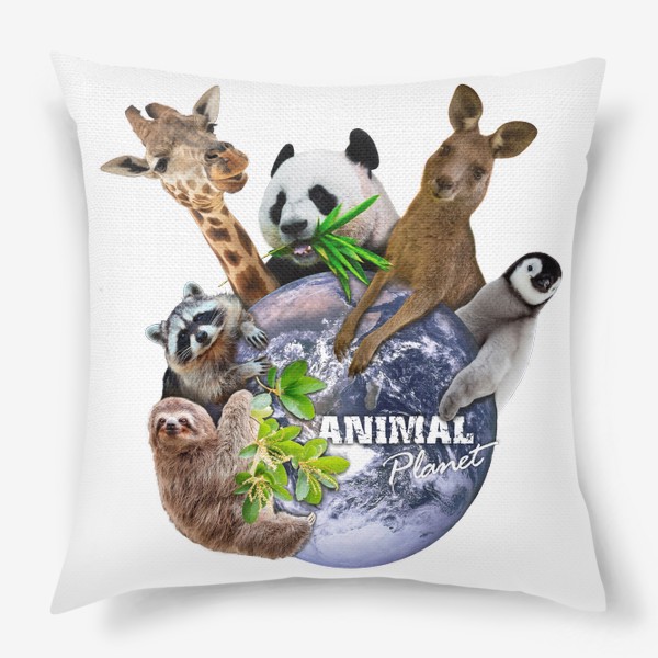 Подушка «Планета животных»