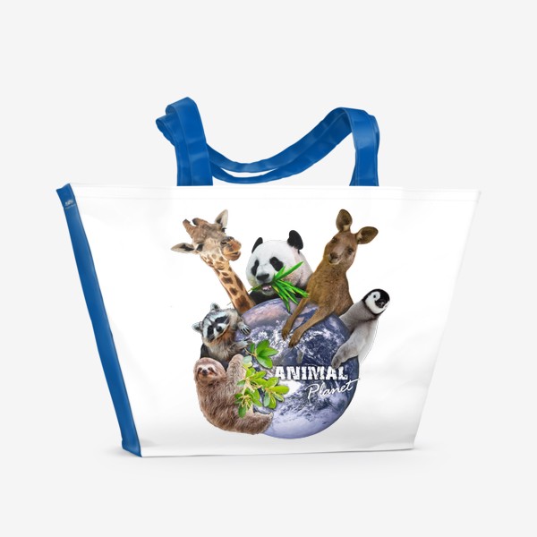 Пляжная сумка «Планета животных»