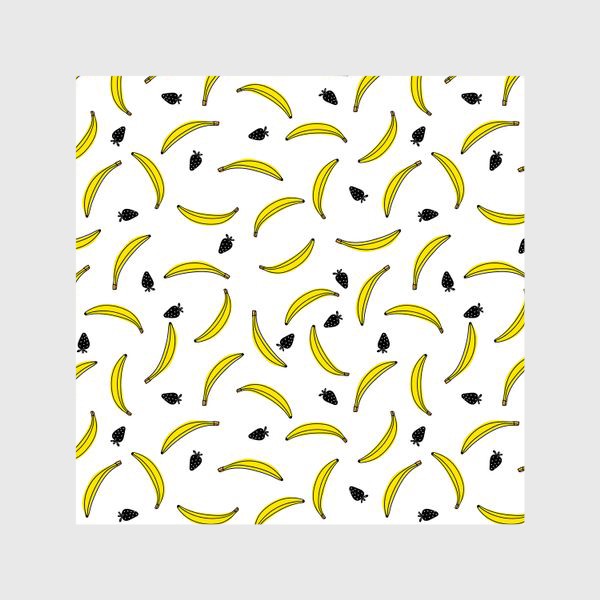 Шторы «Бананы с клубничками»