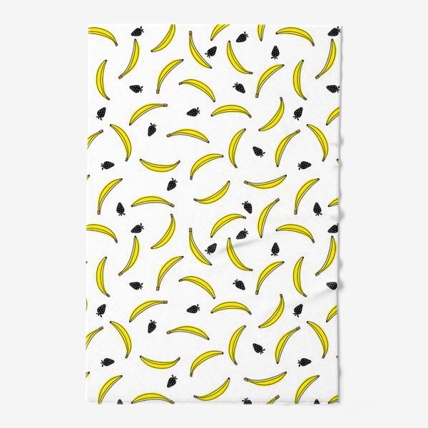 Полотенце «Бананы с клубничками»