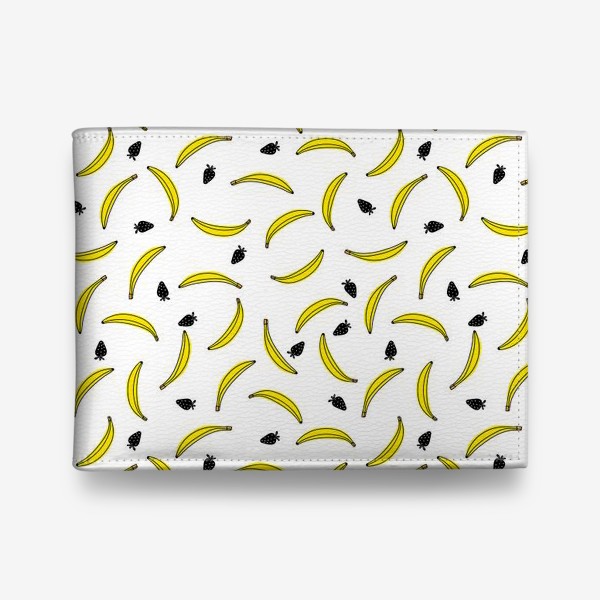Кошелек «Бананы с клубничками»