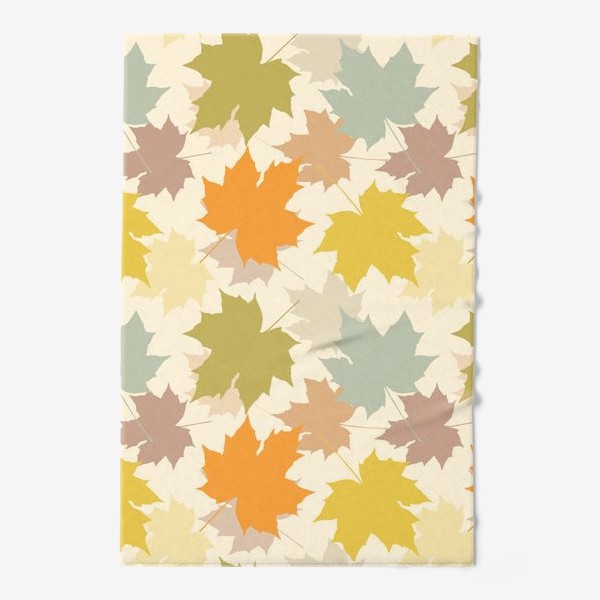 Полотенце &laquo;Осенние кленовые листья.&raquo;