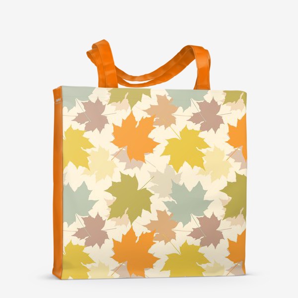 Сумка-шоппер &laquo;Осенние кленовые листья.&raquo;