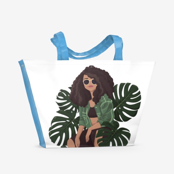 Пляжная сумка «Девушка Амазонка»