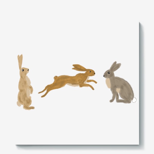 Холст &laquo;Заяц кролик &raquo;