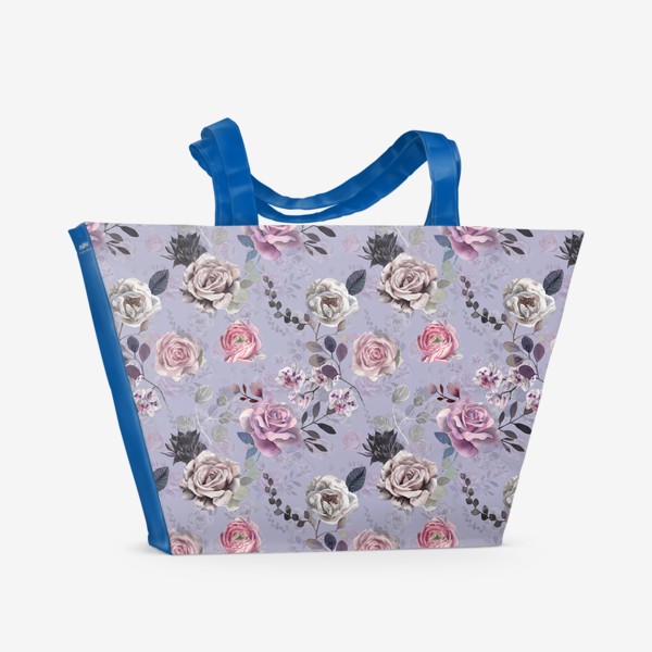 Пляжная сумка &laquo;Watercolor roses&raquo;