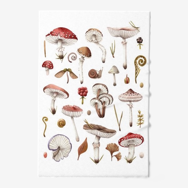 Полотенце «Постер с грибами»