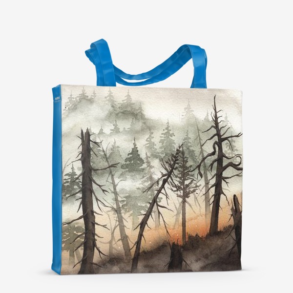 Сумка-шоппер «Туманный лес»