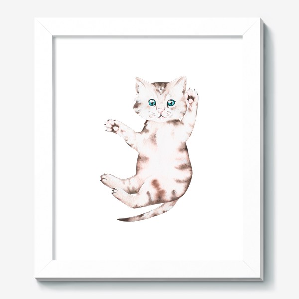Картина «Милый серый котёнок»