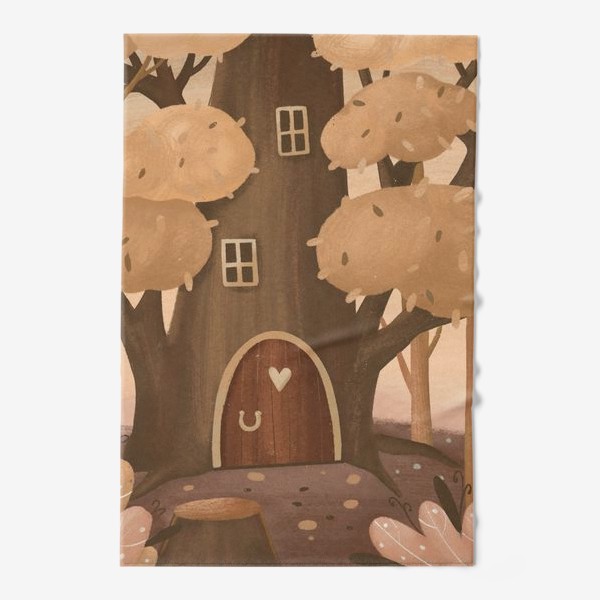 Полотенце «Деревянный дом»