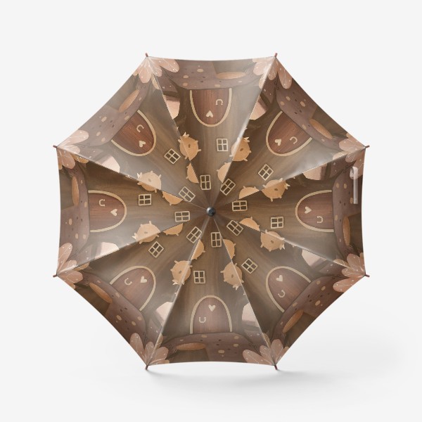 Зонт «Деревянный дом»