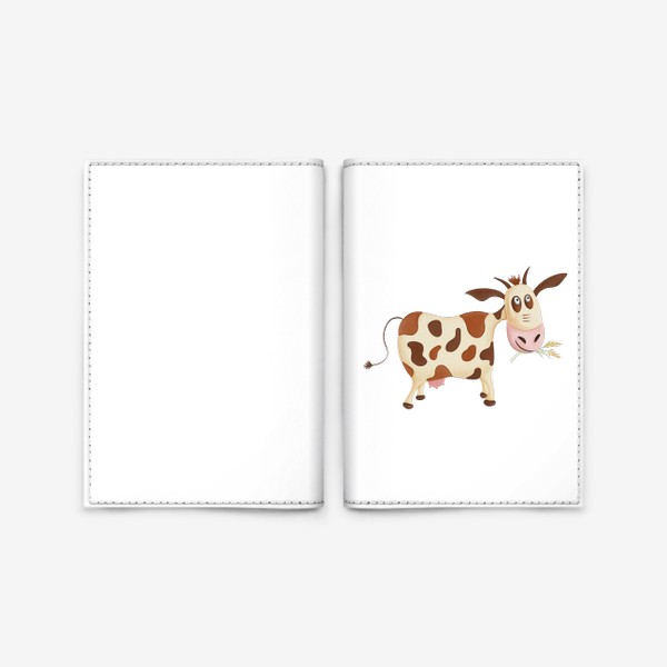 Обложка для паспорта «Корова»