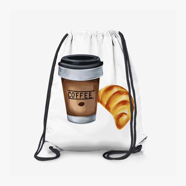 Рюкзак «Кофе с круассаном»