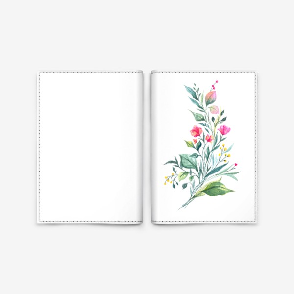 Обложка для паспорта «Полевые цветы»