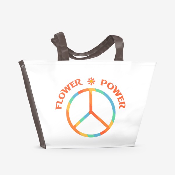 Пляжная сумка «Flower power»