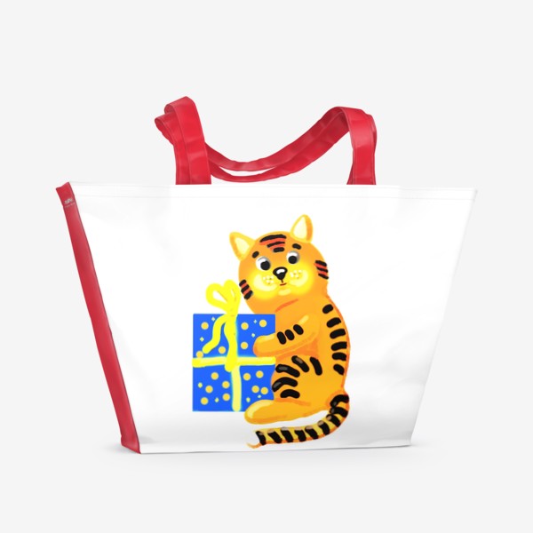 Пляжная сумка «тигр»