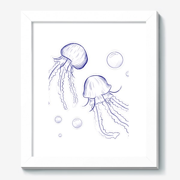 Картина «Синие медузы»