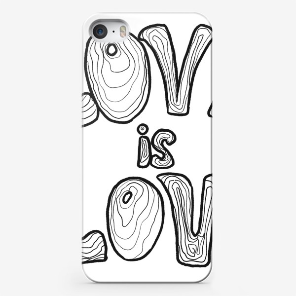 Чехол iPhone «Любовь это любовь»