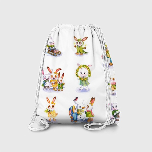 Рюкзак «Новогодние кролики»