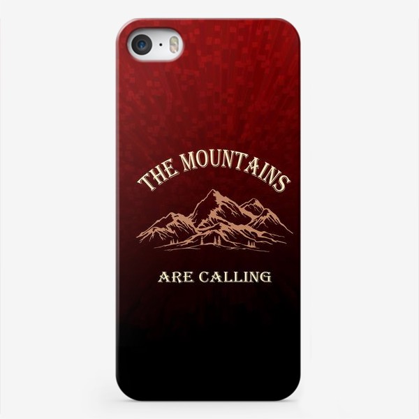 Чехол iPhone «горы зовут»