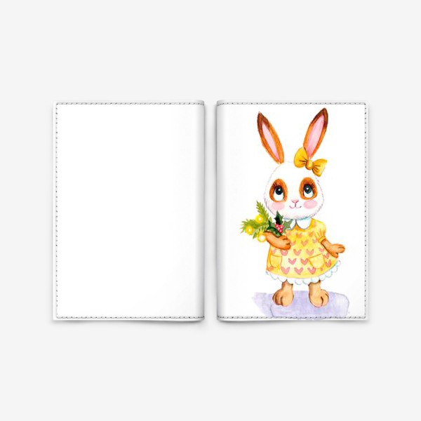 Обложка для паспорта «Доченька Кролик»