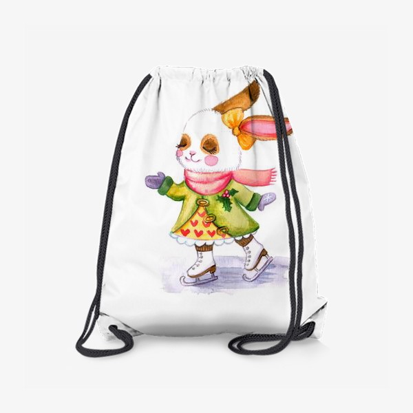 Рюкзак «Кролик на коньках»