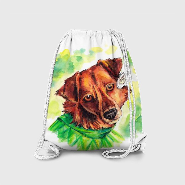 Рюкзак «Собака - друг человека! Зеленый»