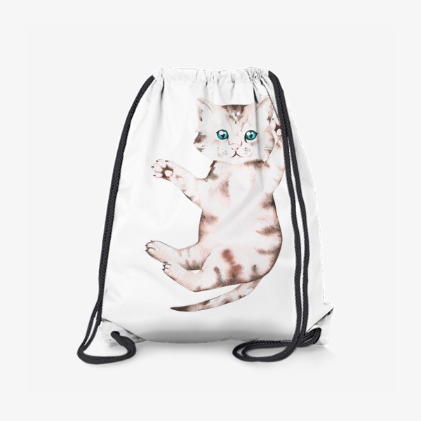 Рюкзак «Милый серый котёнок»