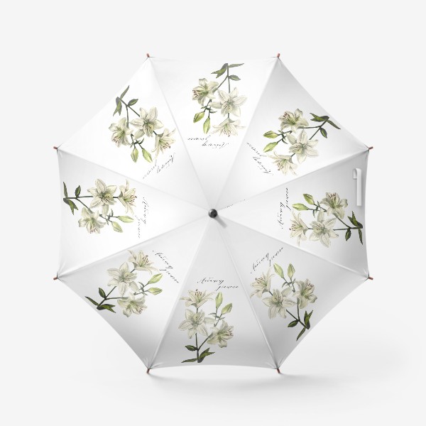Зонт «Цветы любимому учителю»