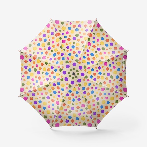 Зонт «Паттерн с праздничными шарами»