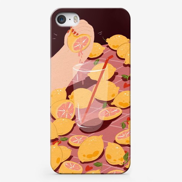 Чехол iPhone «розовый лимонад»
