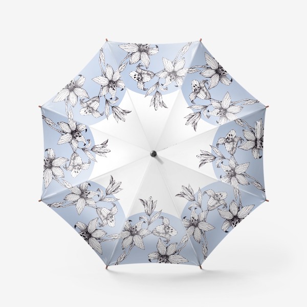 Зонт «Цветы лилии»
