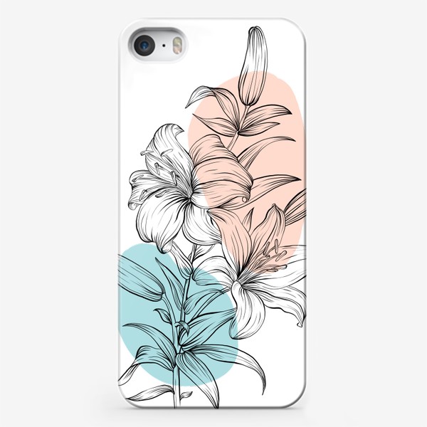 Чехол iPhone «Лилии, цветы»