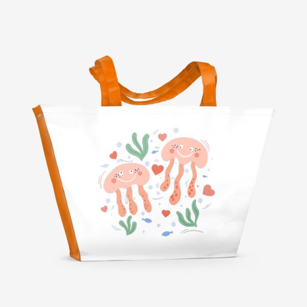 Пляжная сумка «Мы веселые медузы»