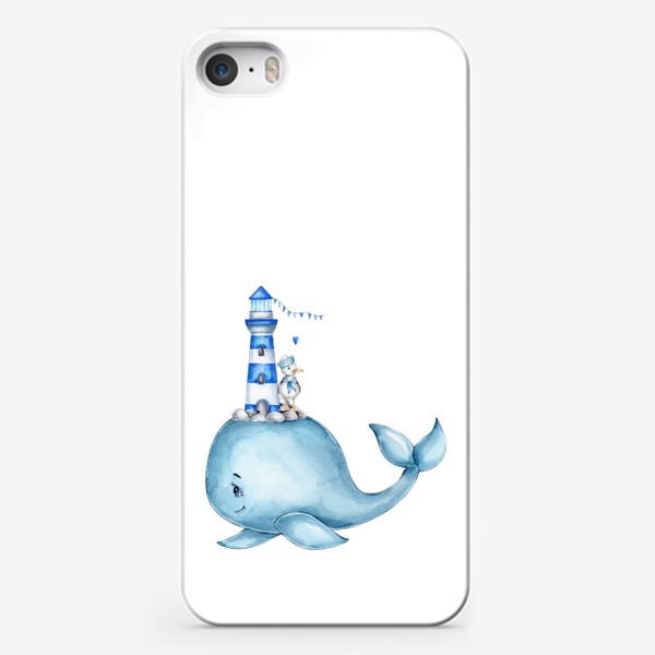 Чехол iPhone «Волшебный кит»