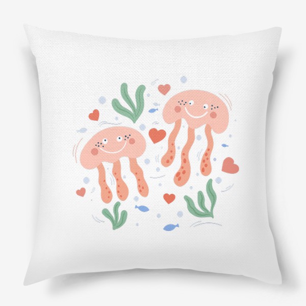 Подушка «Мы веселые медузы»