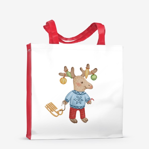 Сумка-шоппер «Рождественский олень»