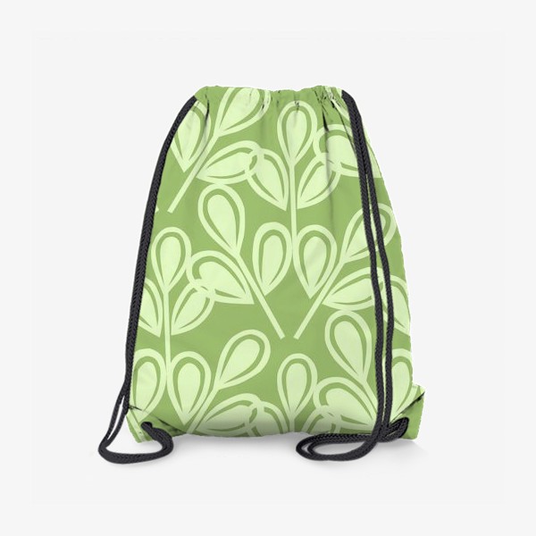 Рюкзак «Салатные листья на зеленом фоне»